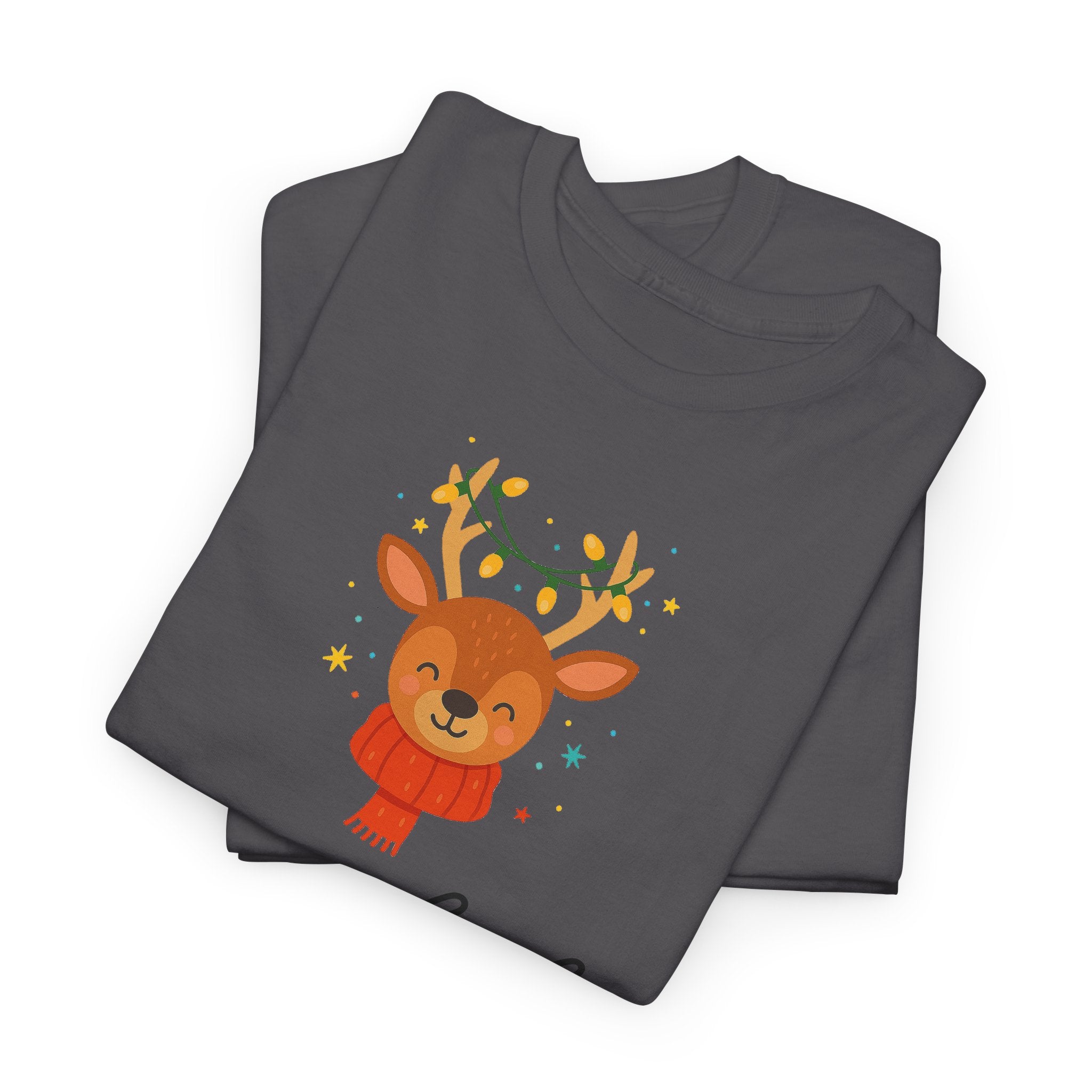 Joyful Reindeer Tee – Cute Holiday Christmas Shirt