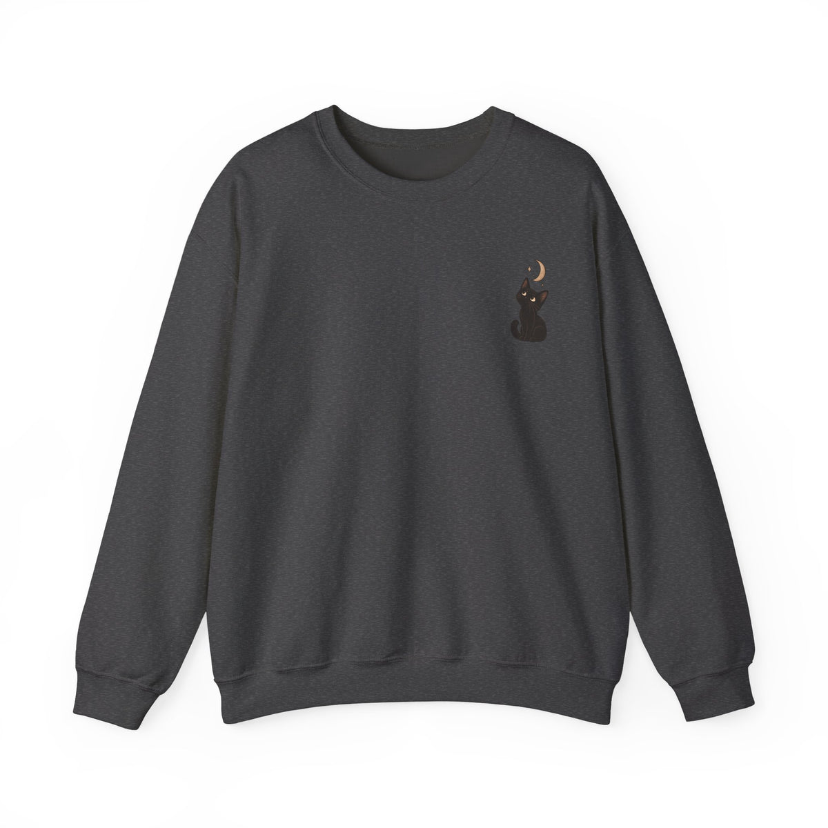 Cat Moon Gaze Sweatshirt