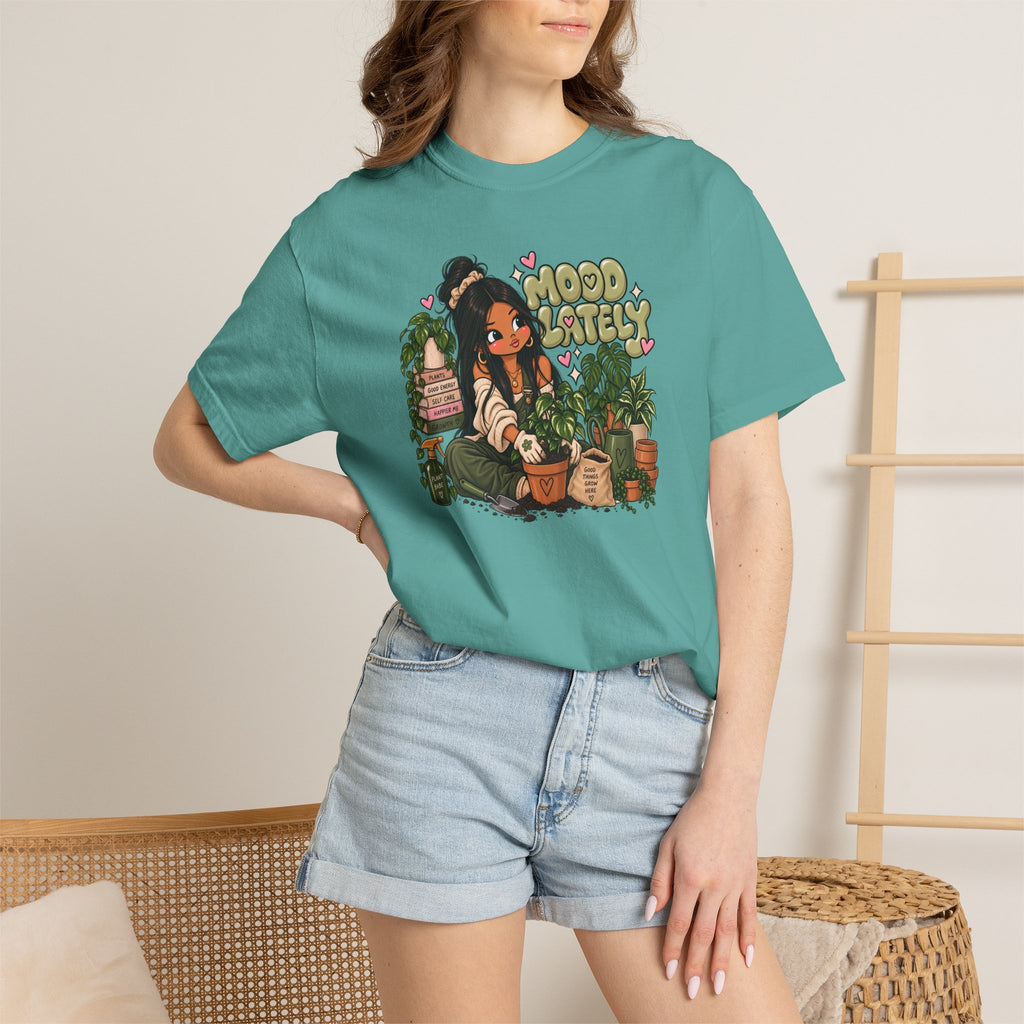 Plant Lady T-Shirt — 'Plant Baby' Cute Girl with Houseplants Graphic Tee