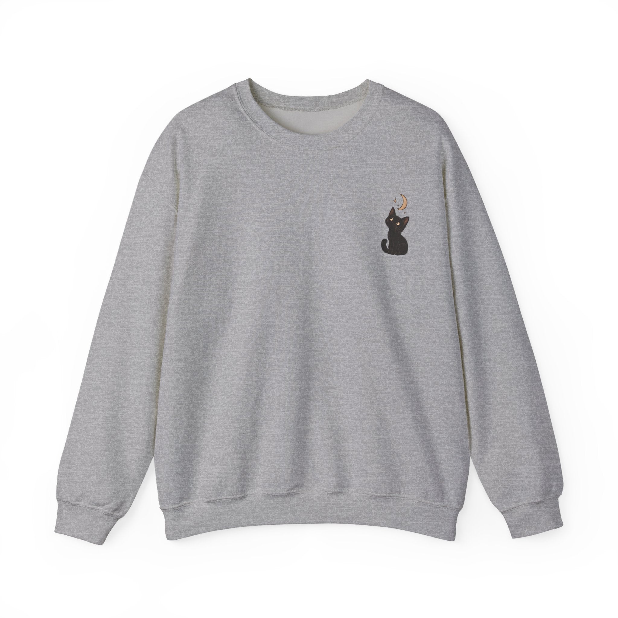 Cat Moon Gaze Sweatshirt