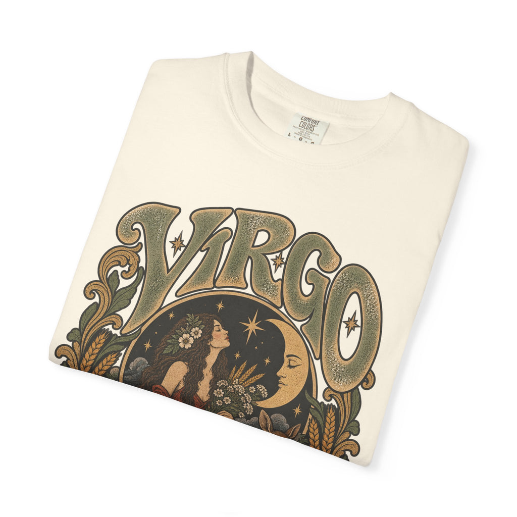 Virgo Zodiac T-Shirt — Vintage Astrology Graphic Tee