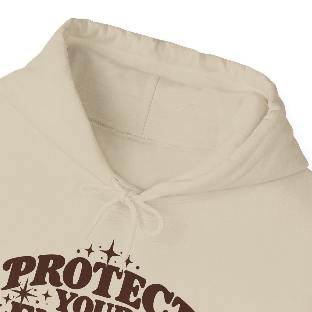 Protect Your Energy Hoodie — Positive Vibes Graphic Pullover
