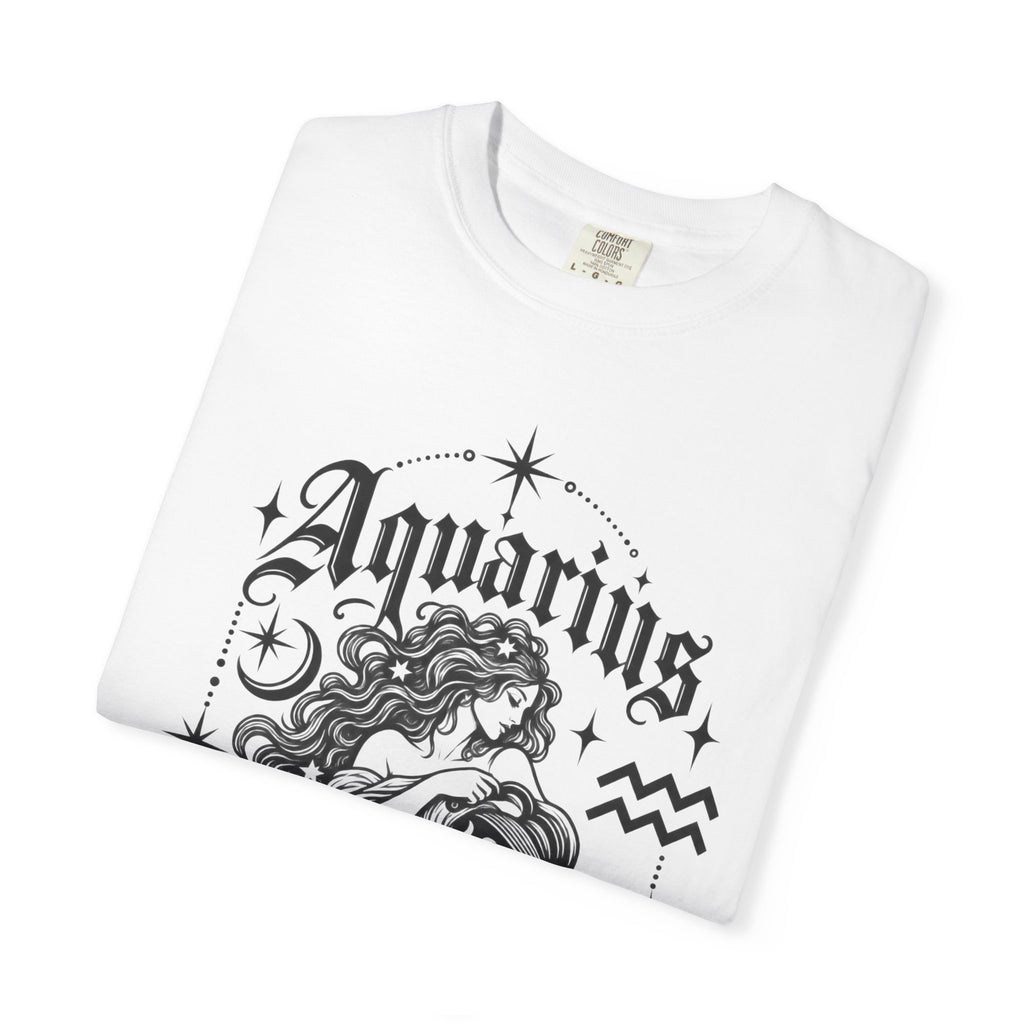 Aquarius Zodiac T-Shirt — Water Bearer Astrology Tee