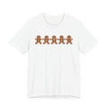 Gingerbread Friends T-Shirt — Cute Row of Gingerbread Men Holiday Tee