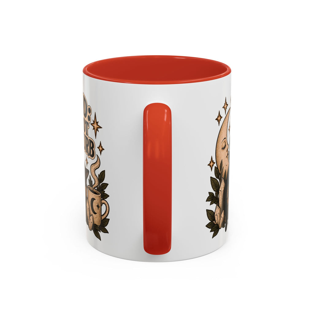 Mood: Do Not Disturb Mug — Sleepy Cat & Moon Ceramic Coffee Mug
