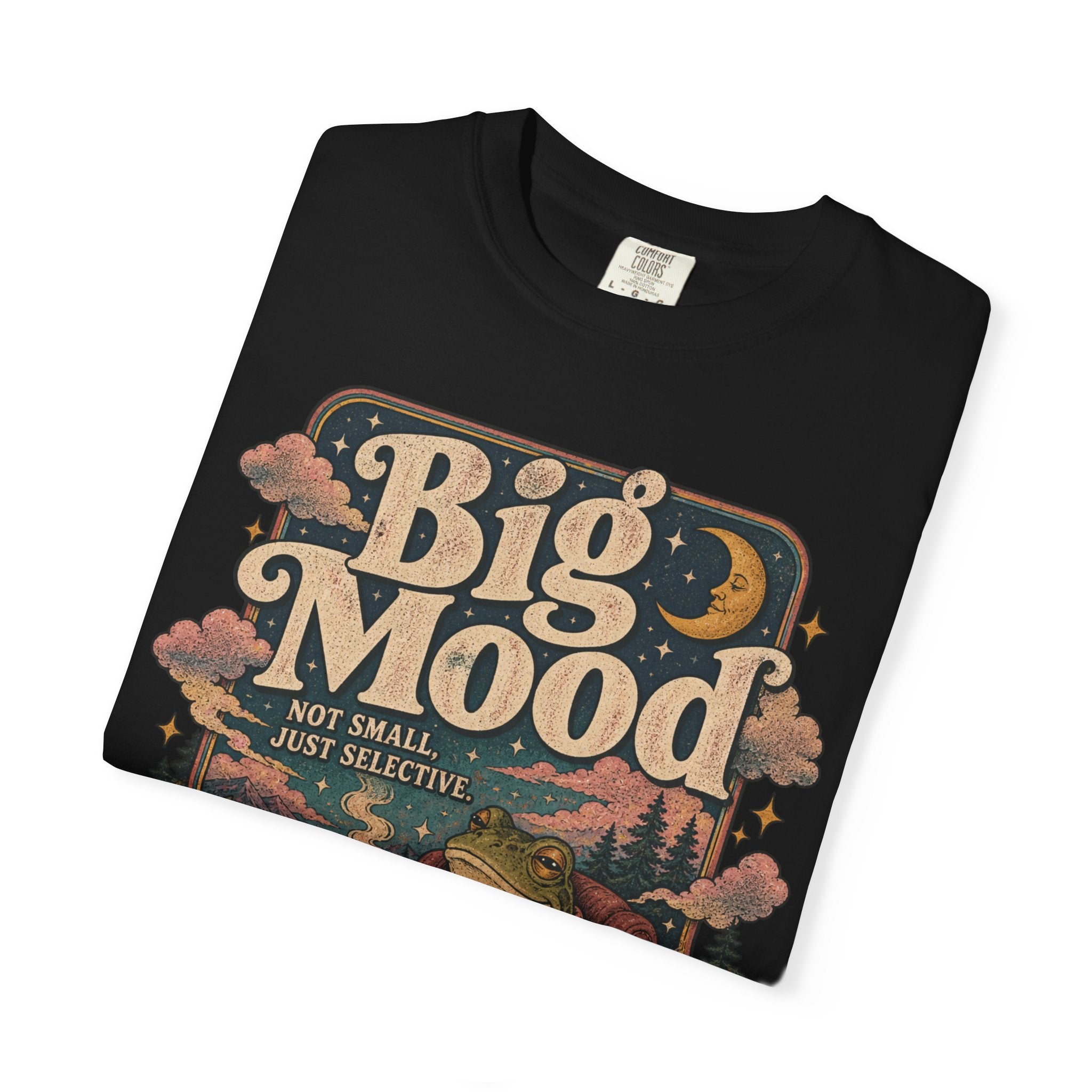 Big Mood Graphic T-Shirt — Cozy Retro Camping Vibe