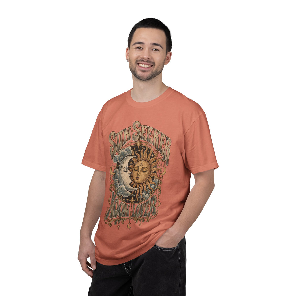 Sunseeker Moonlovers T-Shirt — Vintage Sun & Moon Graphic Tee