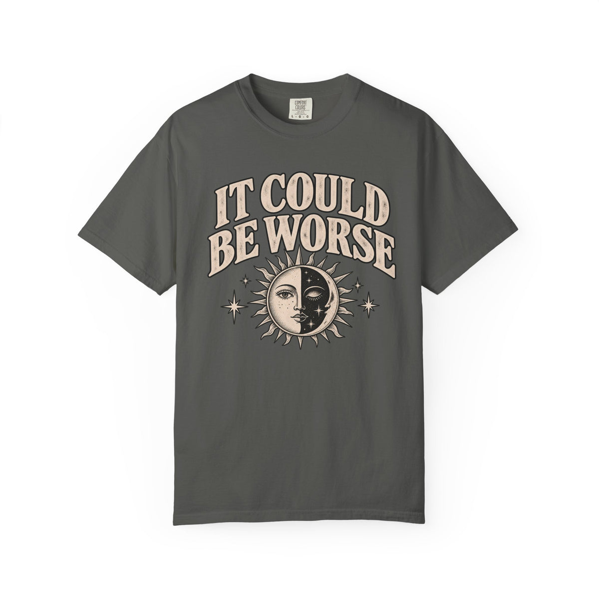 It Could Be Worse Tee — Vintage Sun & Moon Graphic T-Shirt