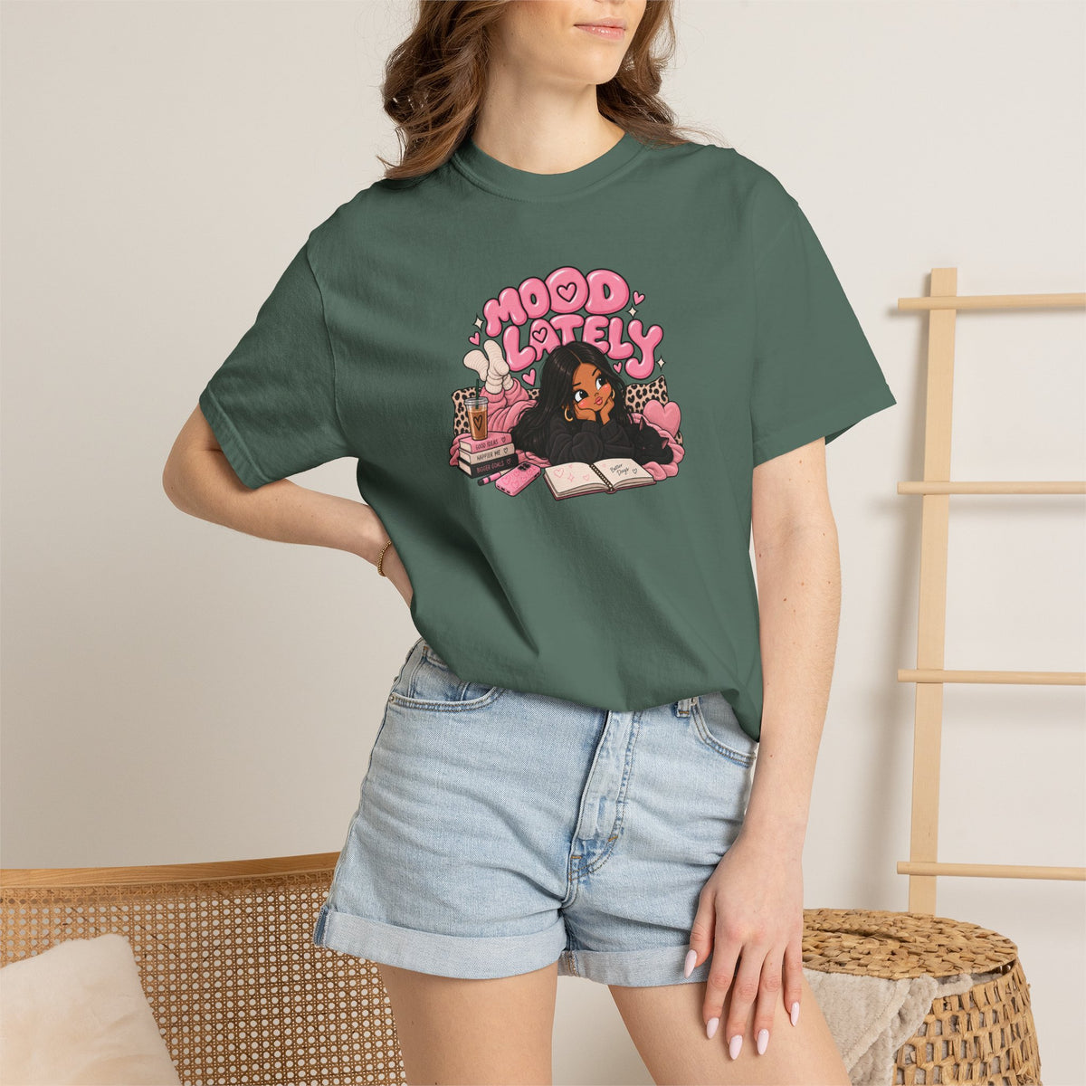 Mood Lately Graphic T-Shirt — Cozy Study Vibes
