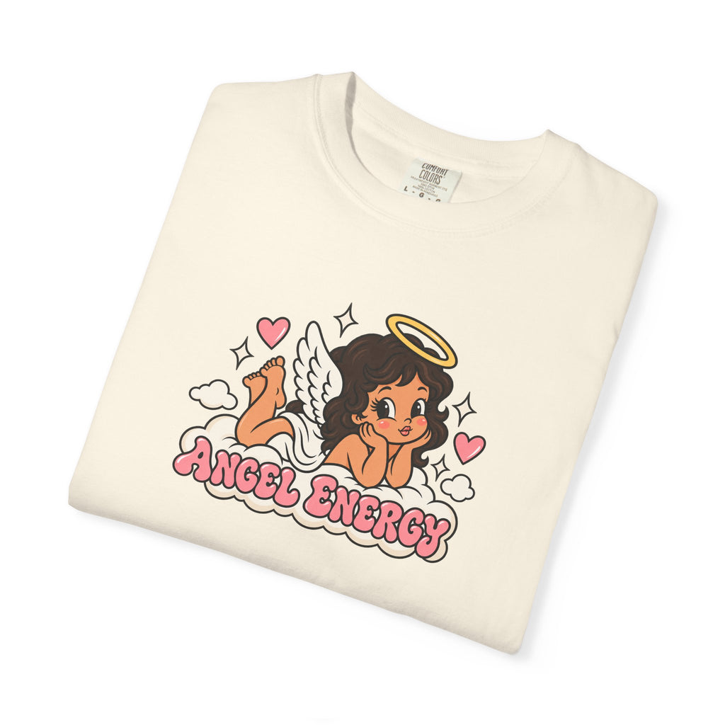 Angel Energy T-Shirt — Cute Retro Angel Graphic Tee