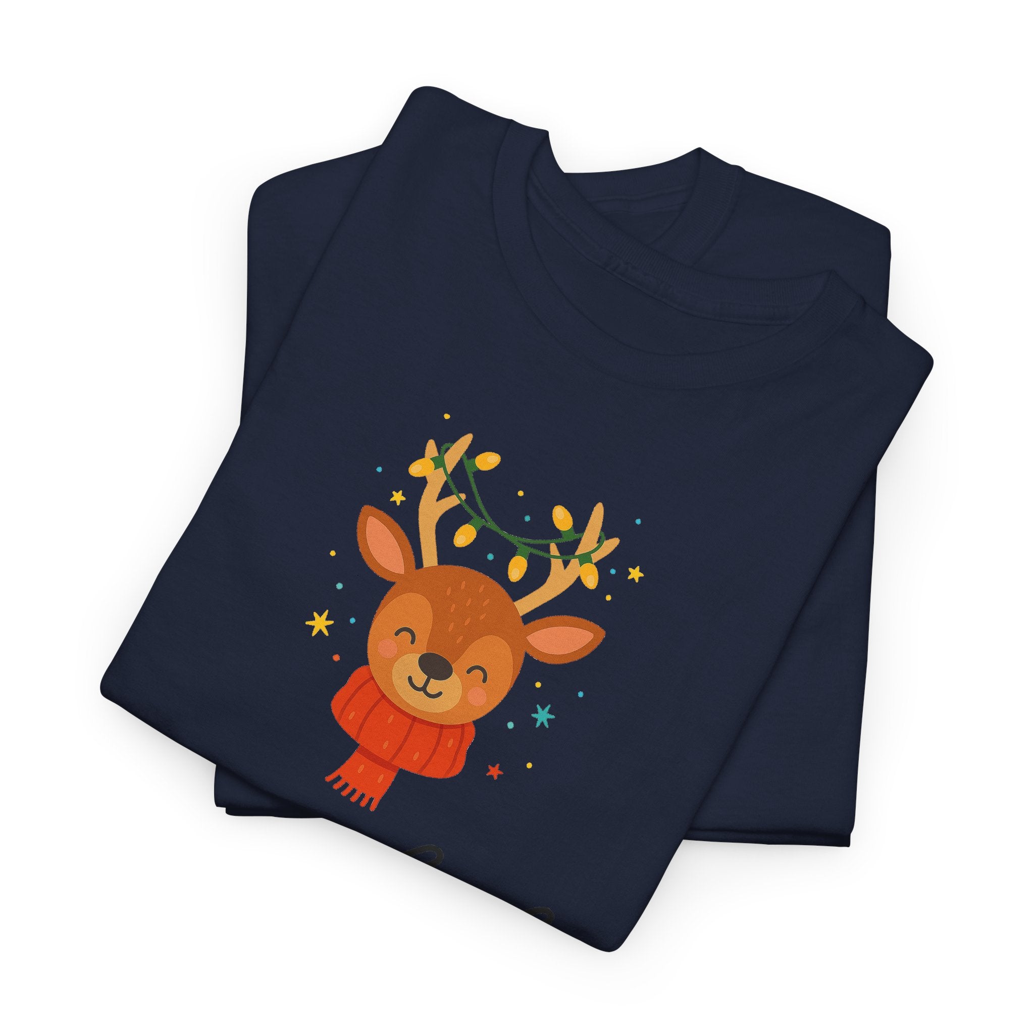 Joyful Reindeer Tee – Cute Holiday Christmas Shirt