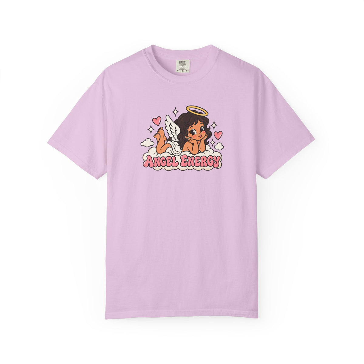 Angel Energy T-Shirt — Cute Retro Angel Graphic Tee
