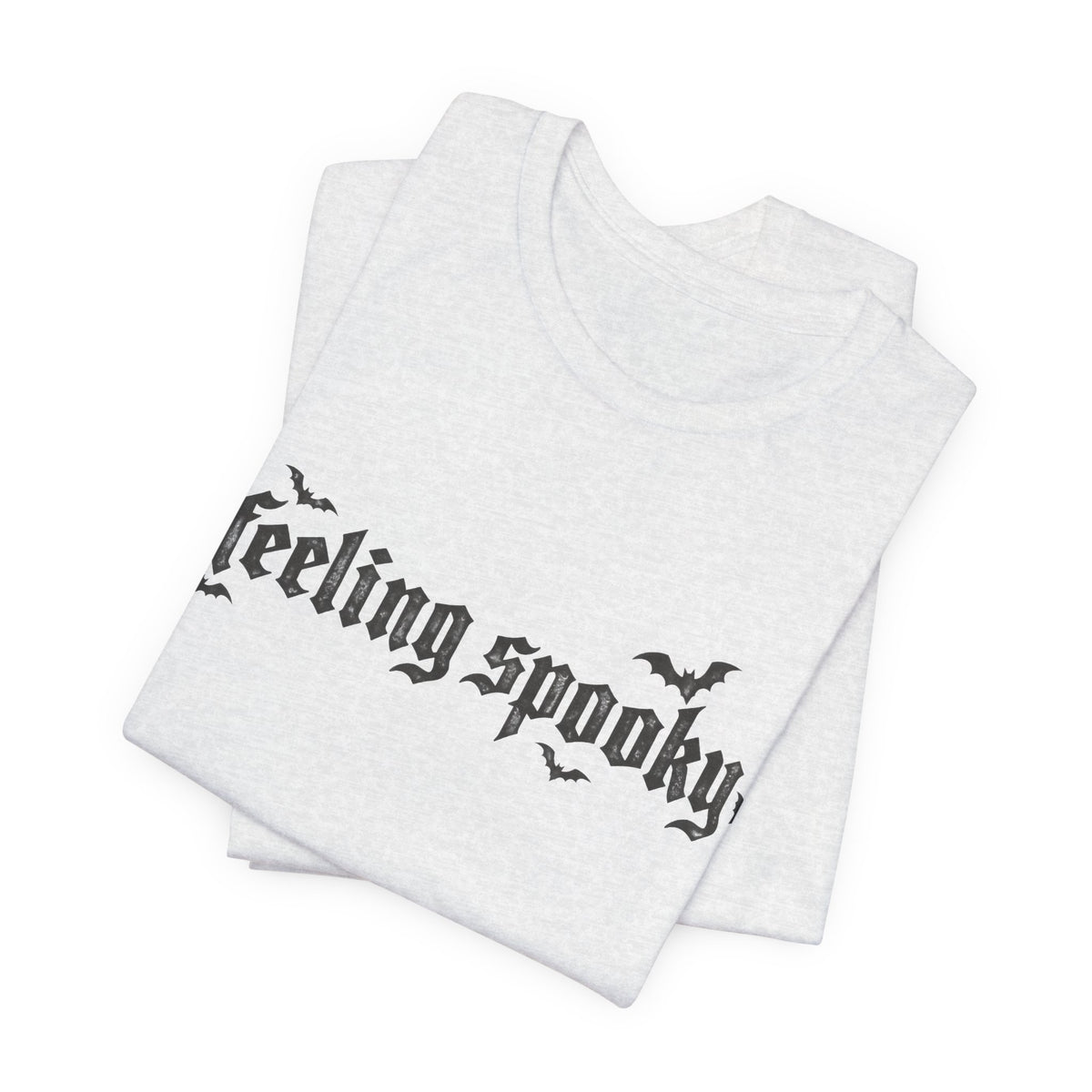 Feeling Spooky T-Shirt — Gothic Halloween Tee with Bats