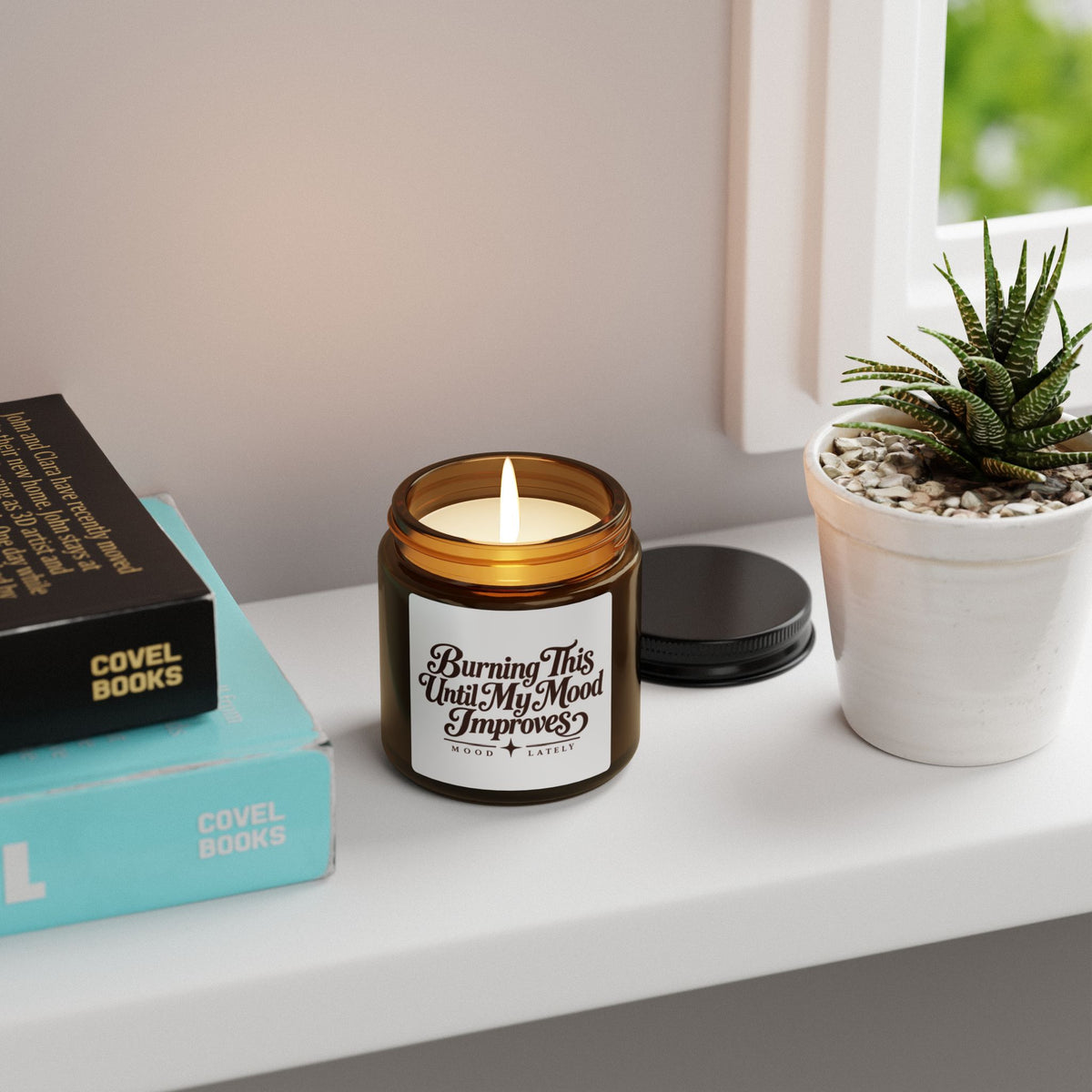 Burning This Until My Mood Improves — Funny Soy Candle