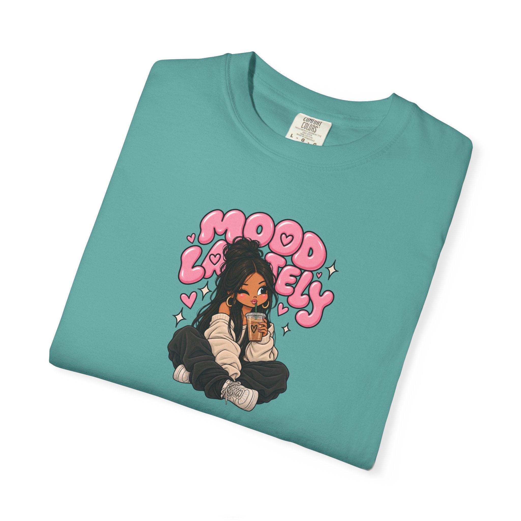 Mood Lovely T-Shirt — Cute Cartoon Girl Graphic Tee