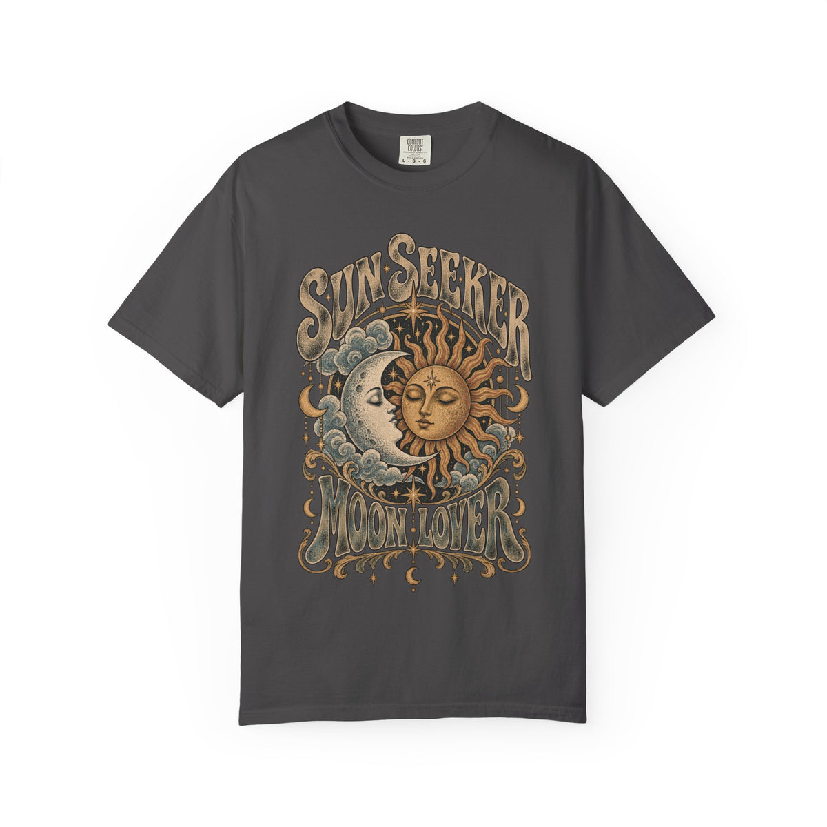 Sunseeker Moonlover Tee — Vintage Sun & Moon Graphic T-Shirt