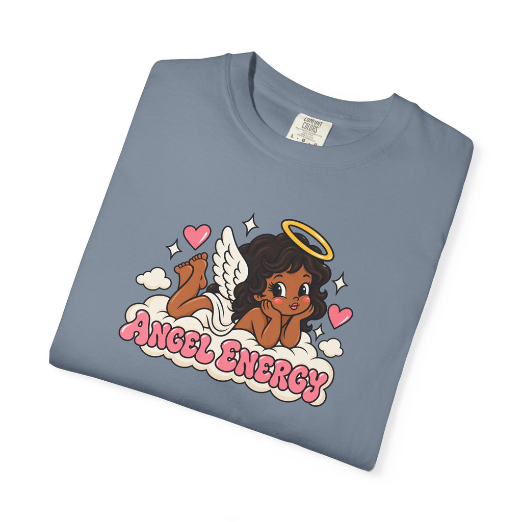 Angel Energy T-Shirt — Cute Retro Angel Graphic Tee
