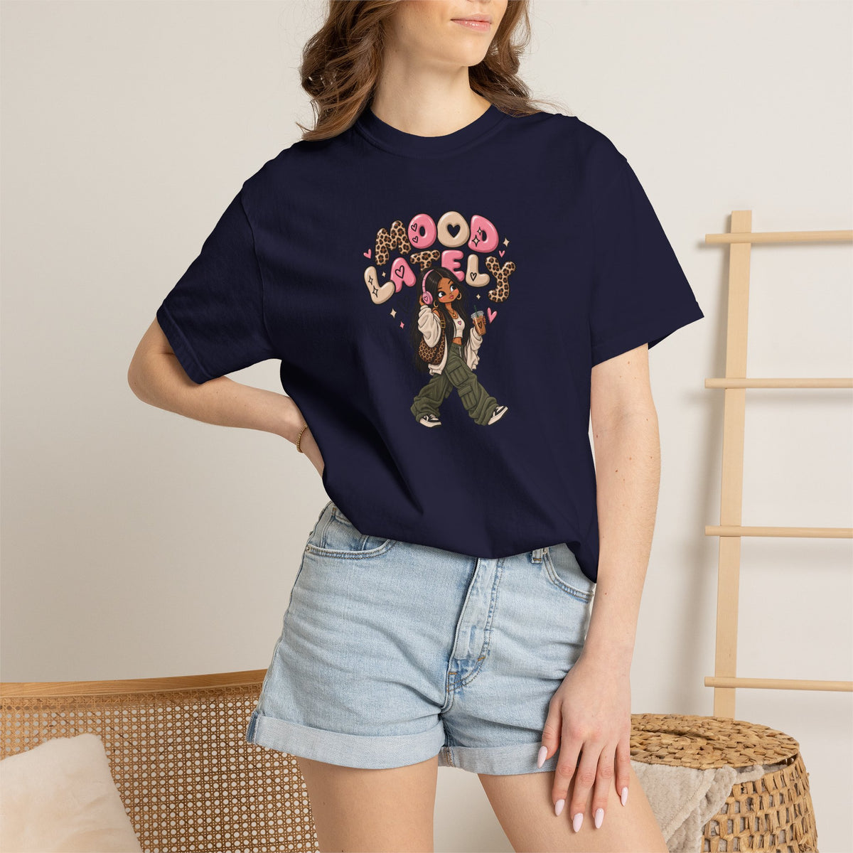 Good Vibes T-Shirt — Retro Floral 'Good Vibes' Graphic Tee