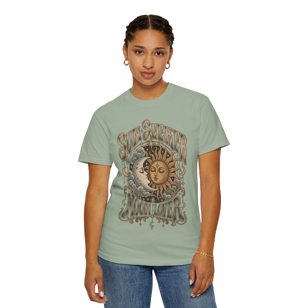 Sunseeker Moonlovers T-Shirt — Vintage Sun & Moon Graphic Tee