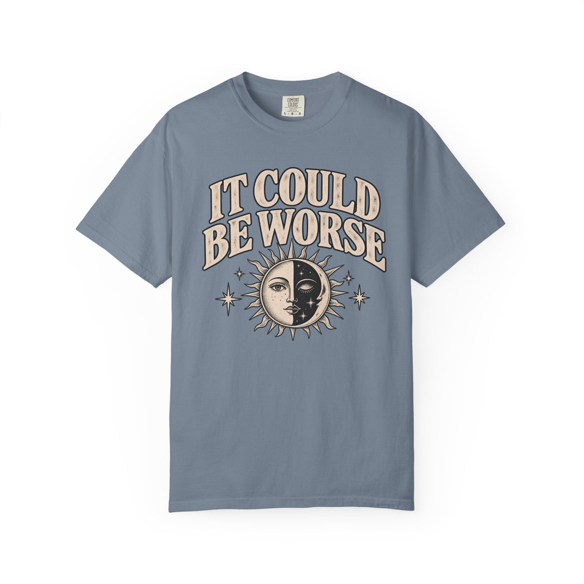 It Could Be Worse Tee — Vintage Sun & Moon Graphic T-Shirt