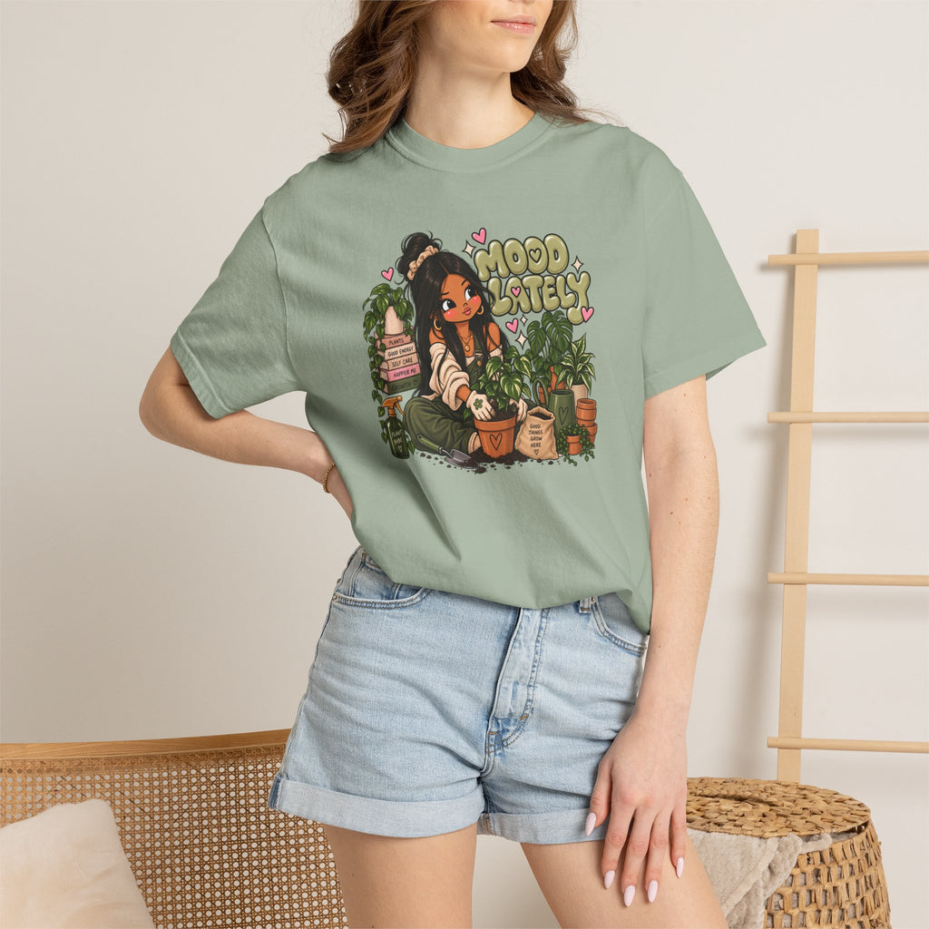 Plant Lady T-Shirt — 'Plant Baby' Cute Girl with Houseplants Graphic Tee