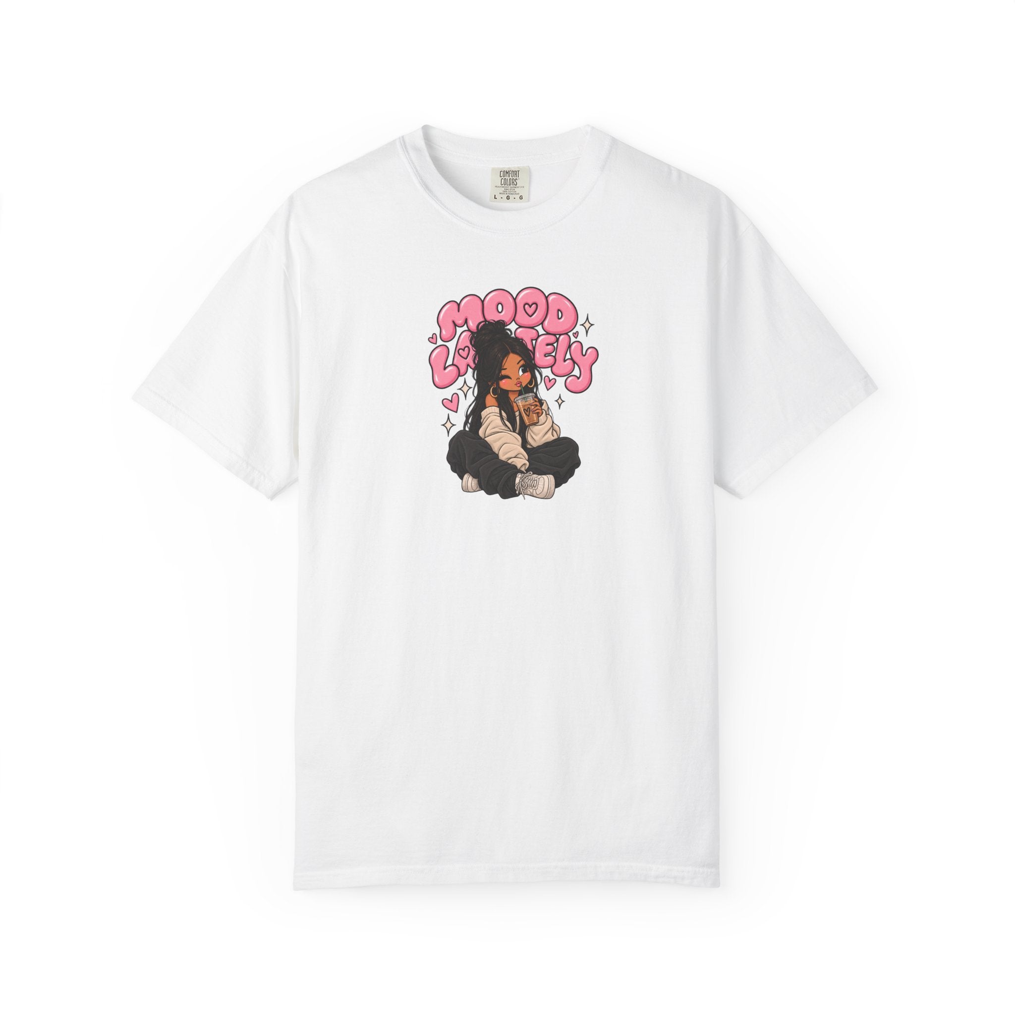 Mood Lovely T-Shirt — Cute Cartoon Girl Graphic Tee