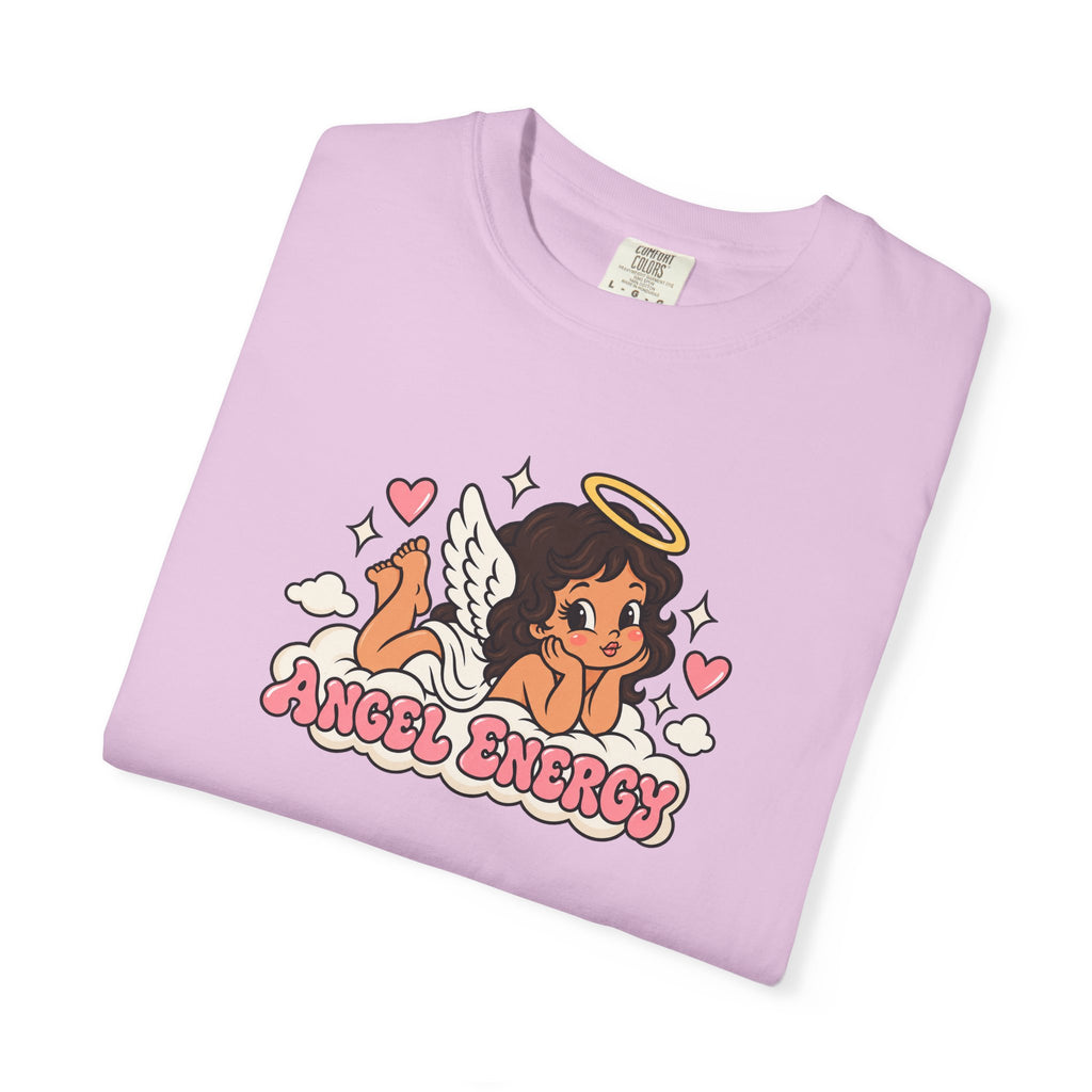 Angel Energy T-Shirt — Cute Retro Angel Graphic Tee