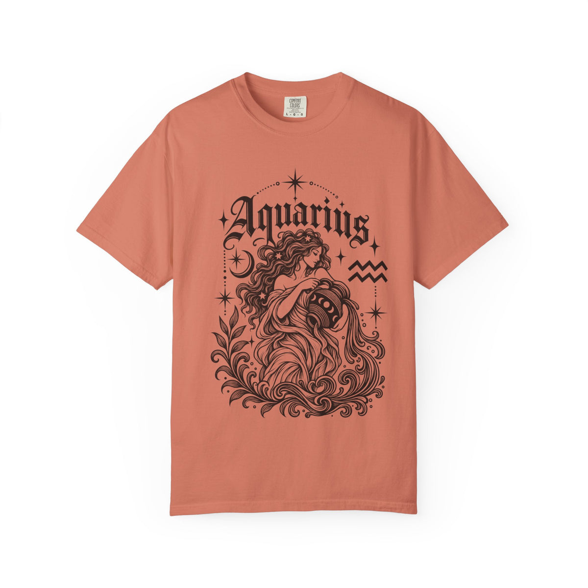 Aquarius Water Bearer Zodiac Tee — Astrology Graphic T-Shirt