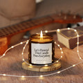 Soy Candle — "Let’s Pretend This Candle Fixes Everything" Amber Jar (Scented, Multi-Size)