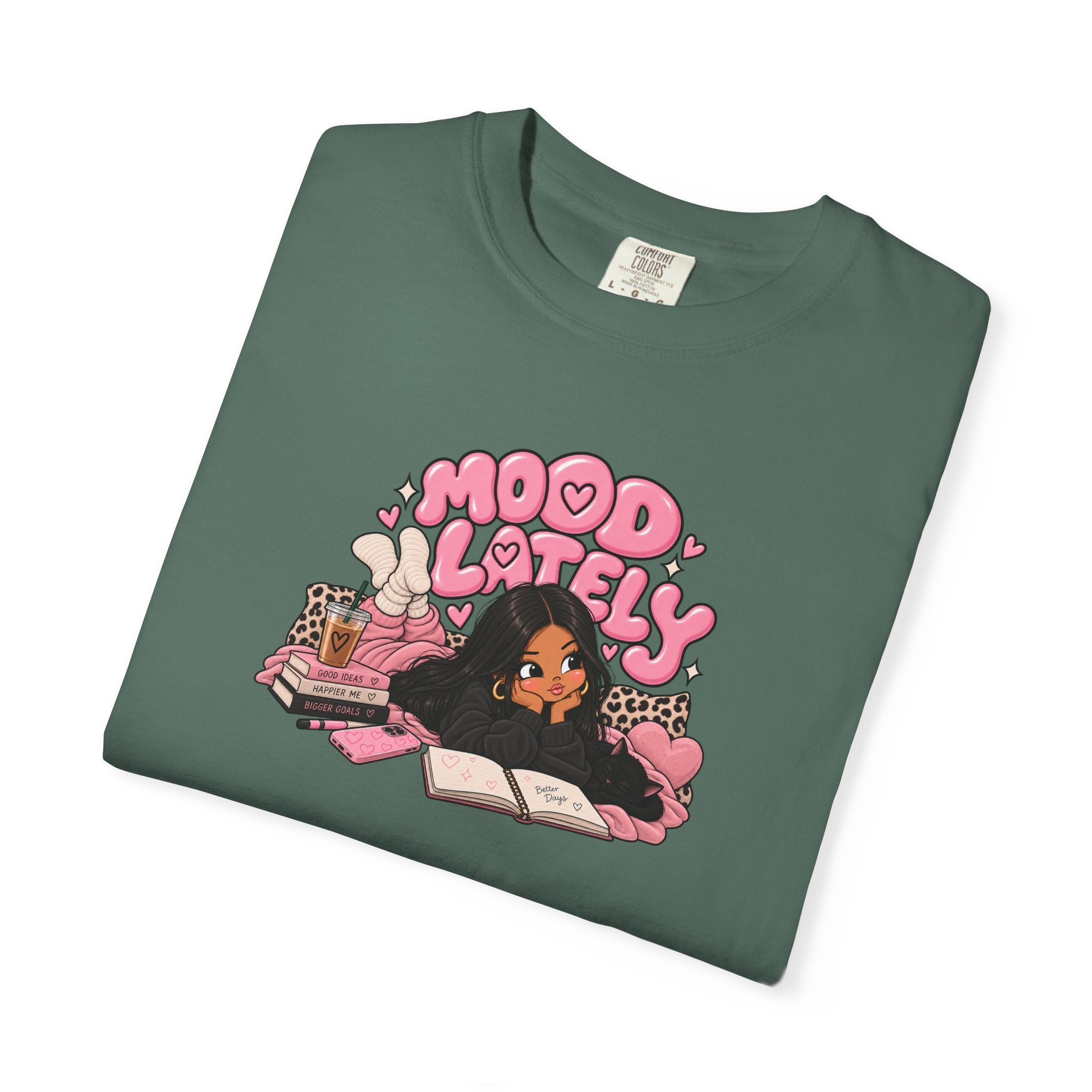 Mood Lately Graphic T-Shirt — Cozy Study Vibes