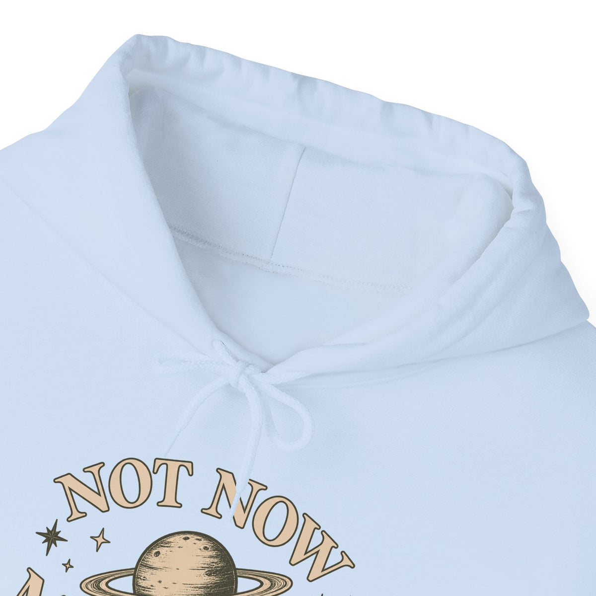 Not Now Mercury Hoodie — Mercury Retrograde Astrology Pullover
