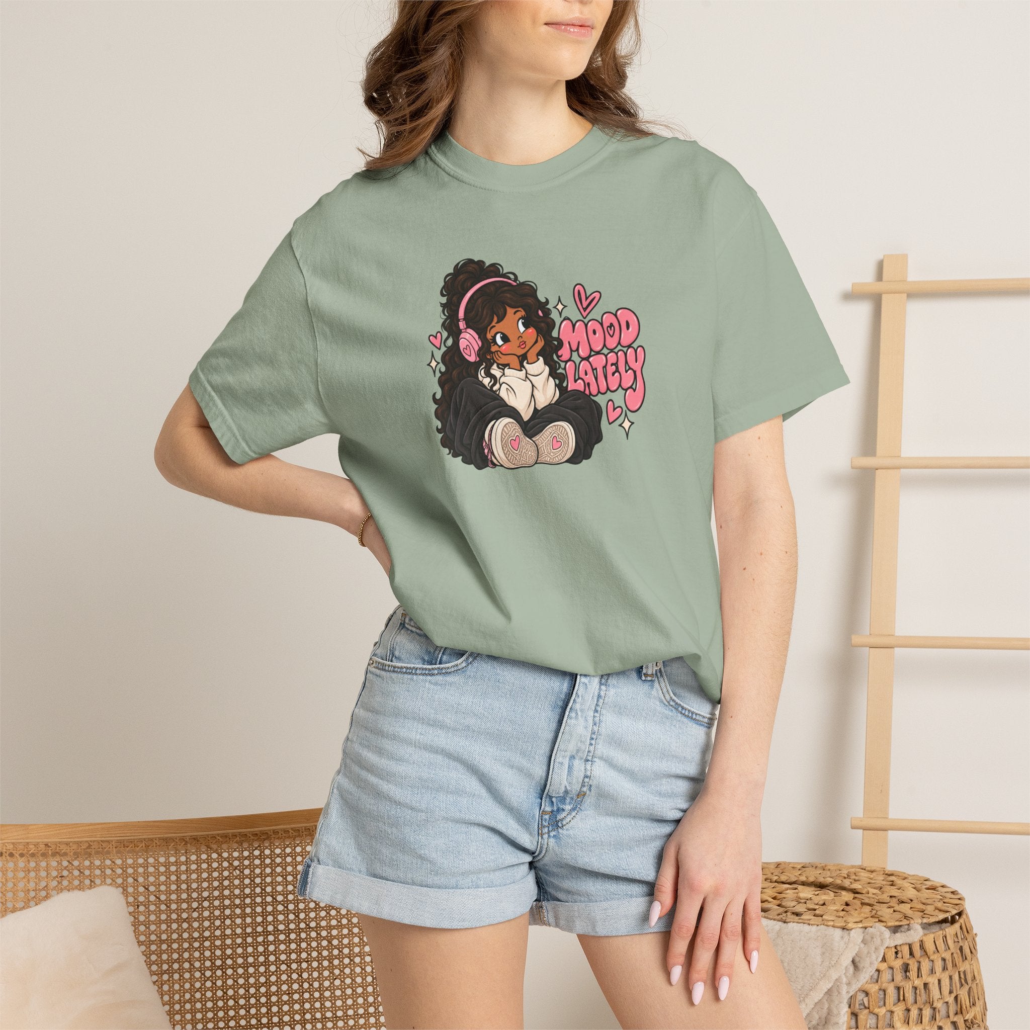 Mood T-Shirt — Cute Girl Graphic Tee