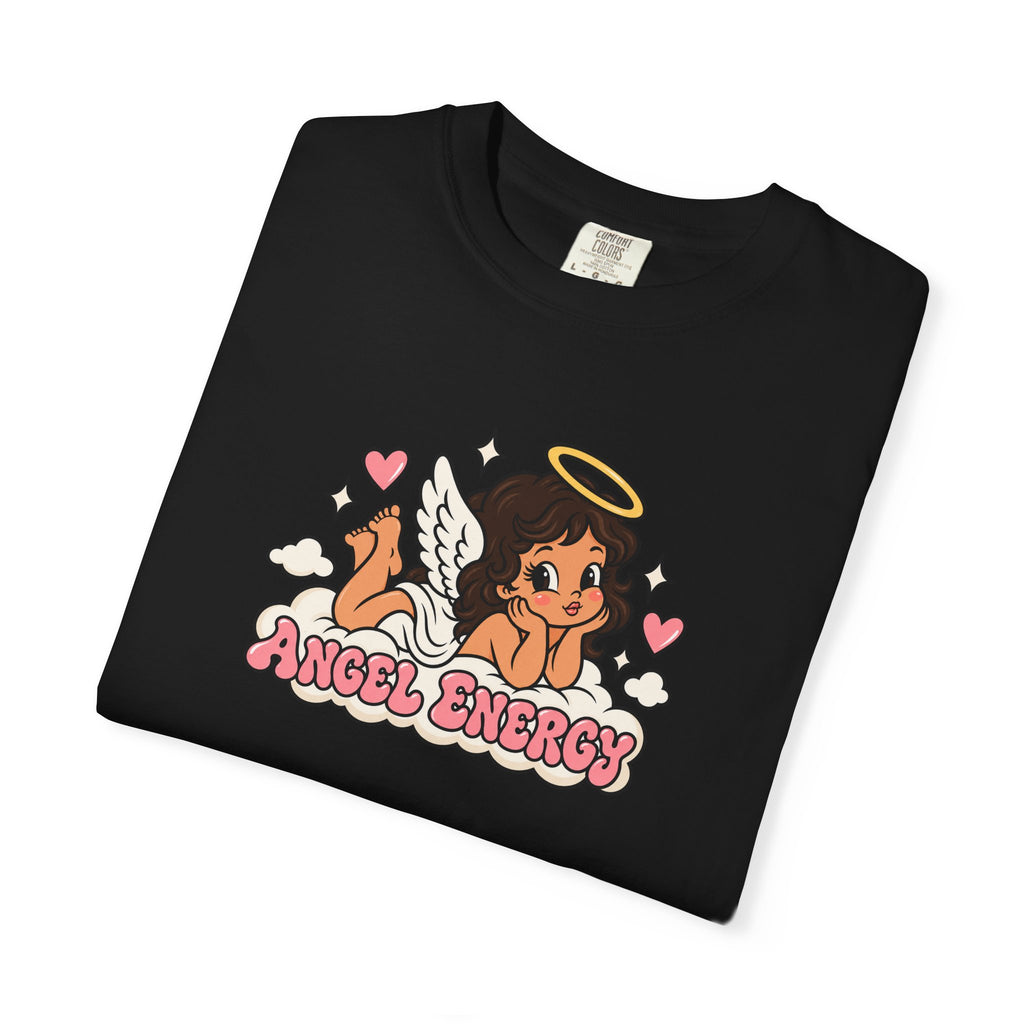 Angel Energy T-Shirt — Cute Retro Angel Graphic Tee