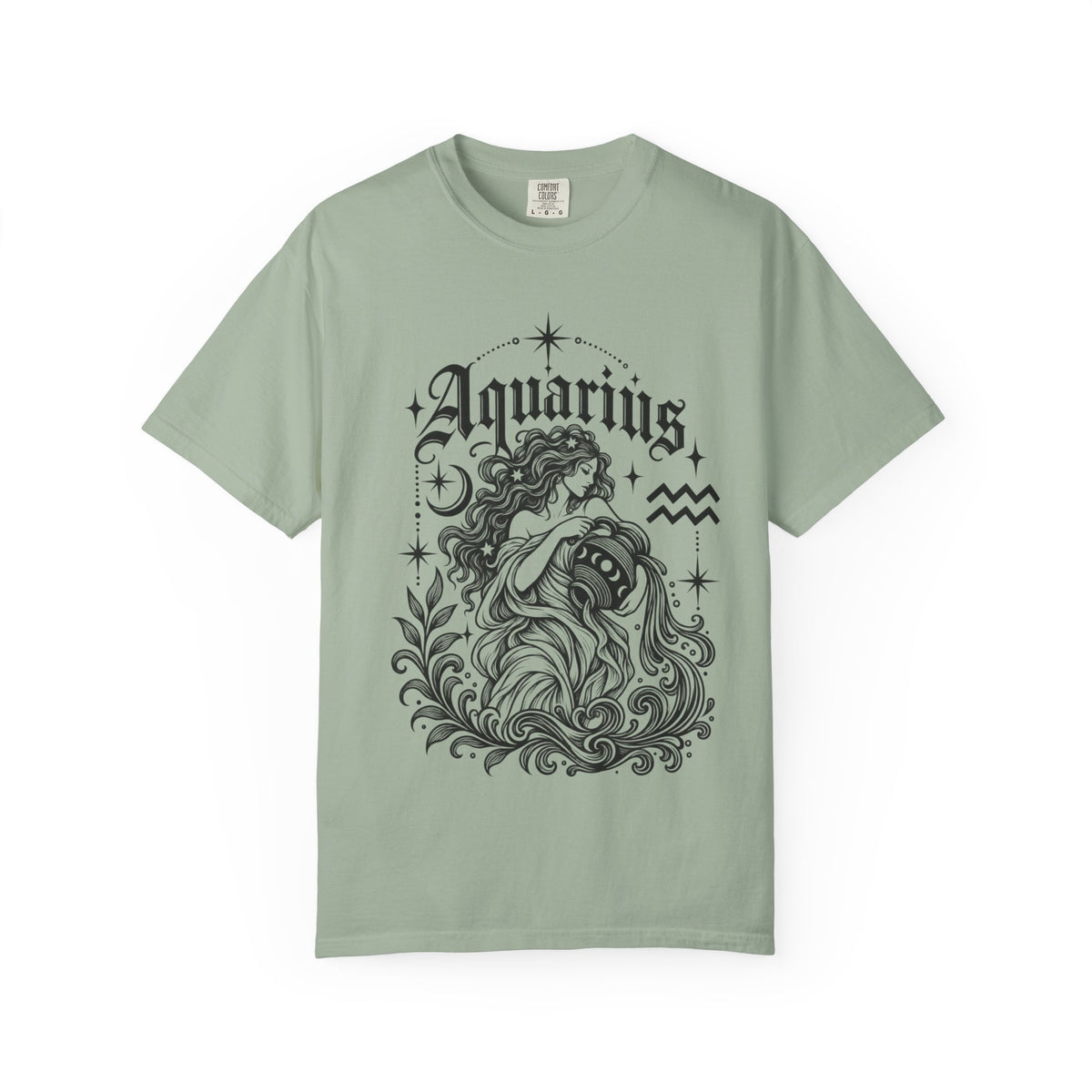Aquarius Water Bearer Zodiac Tee — Astrology Graphic T-Shirt