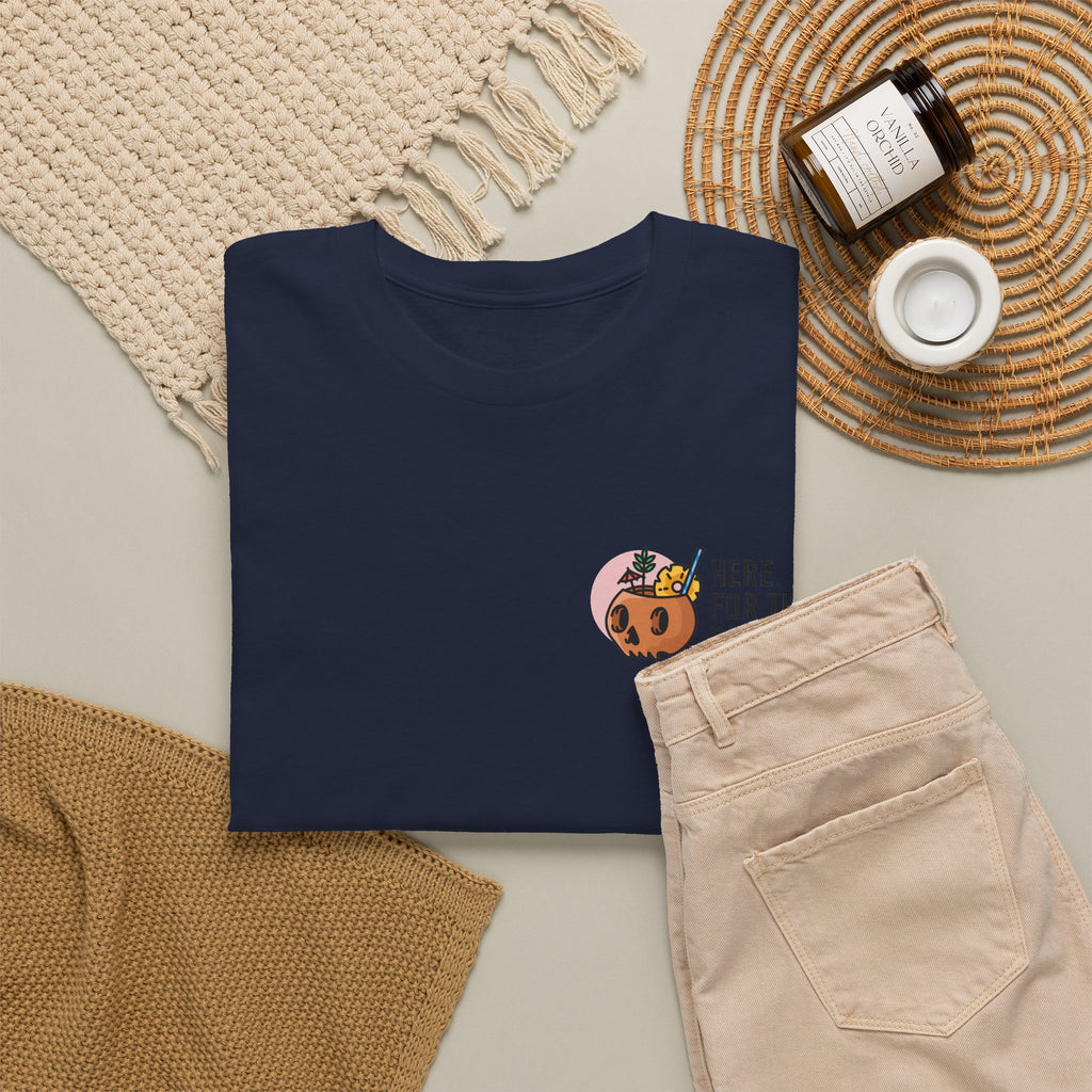 Here for the Boos Halloween T‑Shirt — Cute Boo Crew Graphic Tee