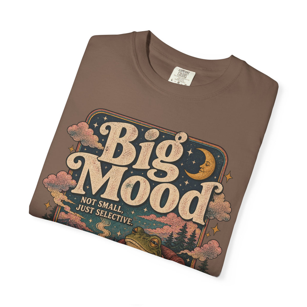 Big Mood Graphic T-Shirt — Cozy Retro Camping Vibe
