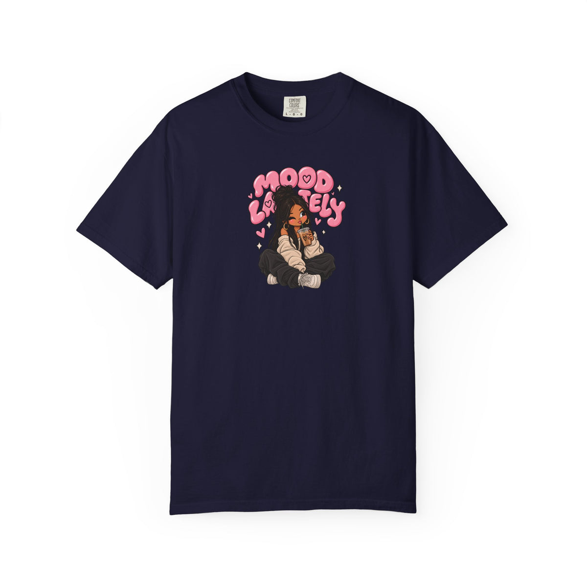 Mood Lovely T-Shirt — Cute Cartoon Girl Graphic Tee