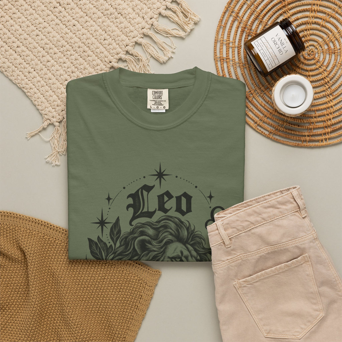 Leo Zodiac Lion T-Shirt — Astrology Horoscope Tee