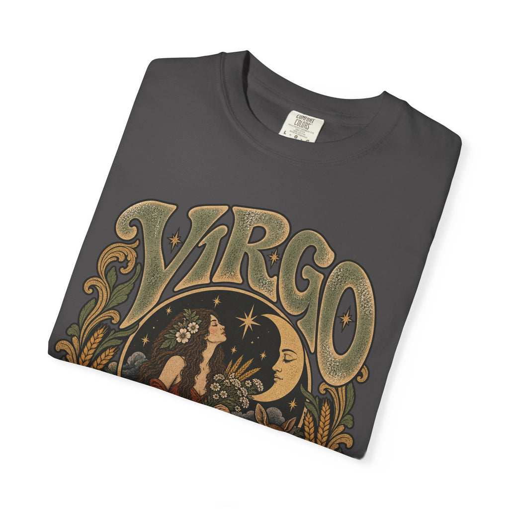 Virgo Zodiac T-Shirt — Vintage Astrology Graphic Tee