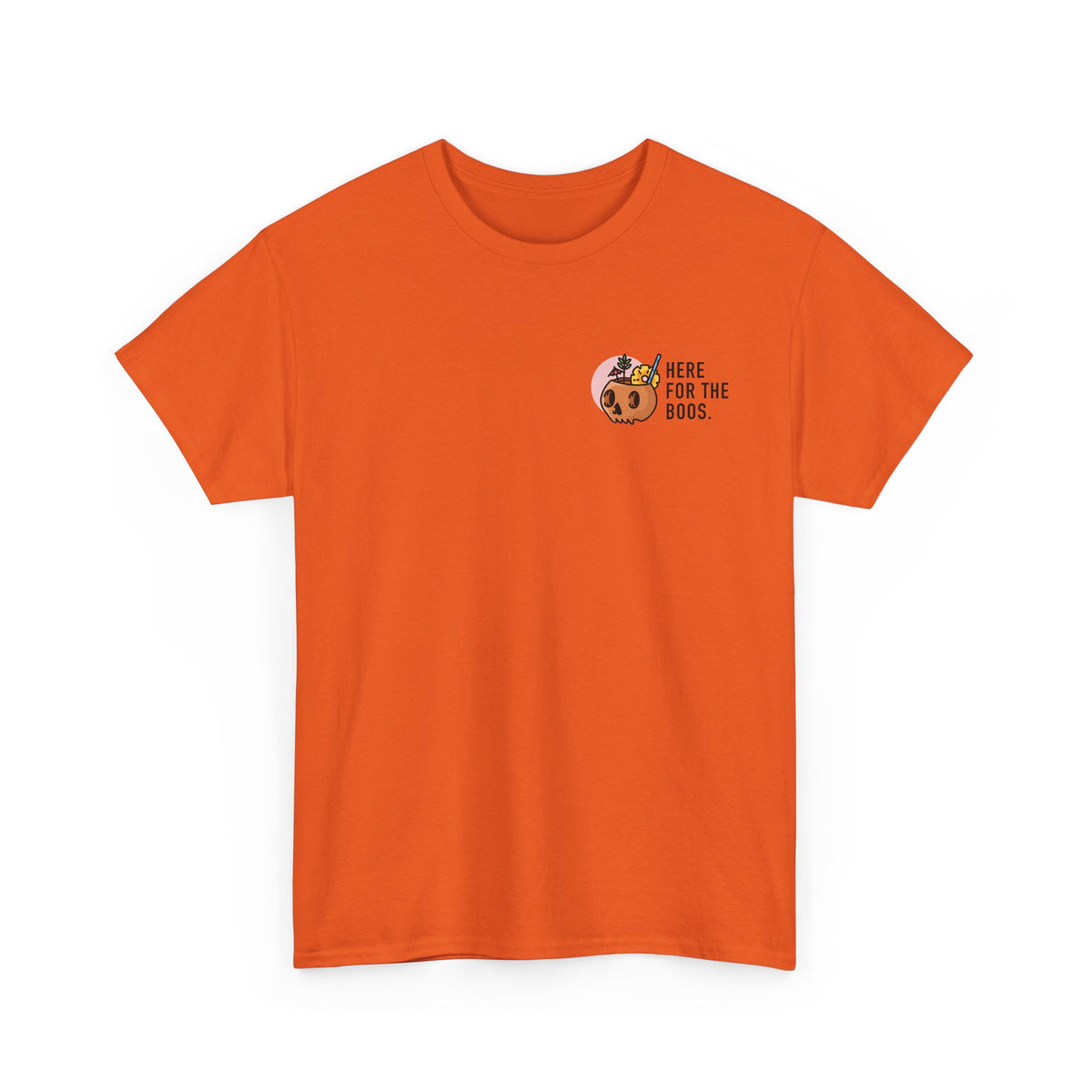 Here for the Boos Halloween T‑Shirt — Cute Boo Crew Graphic Tee
