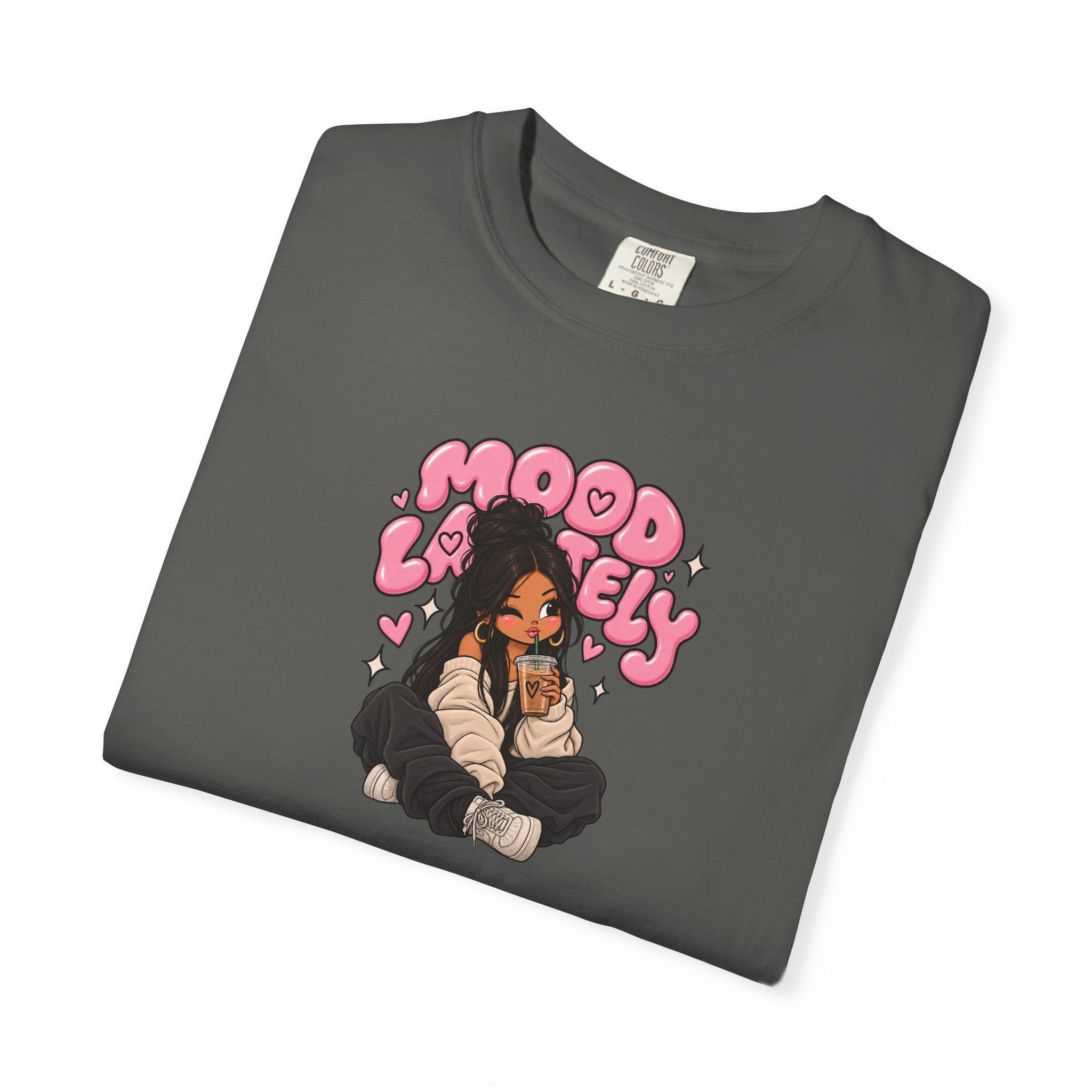 Mood Lovely T-Shirt — Cute Cartoon Girl Graphic Tee