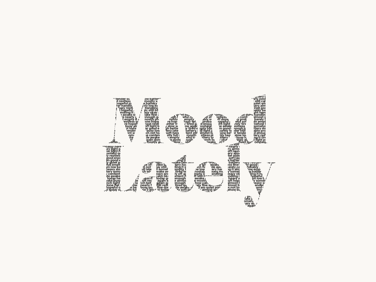 Mood Lately